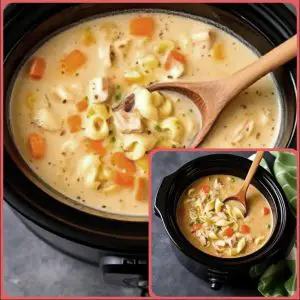 crock pot creamy italian noodle with chicken
