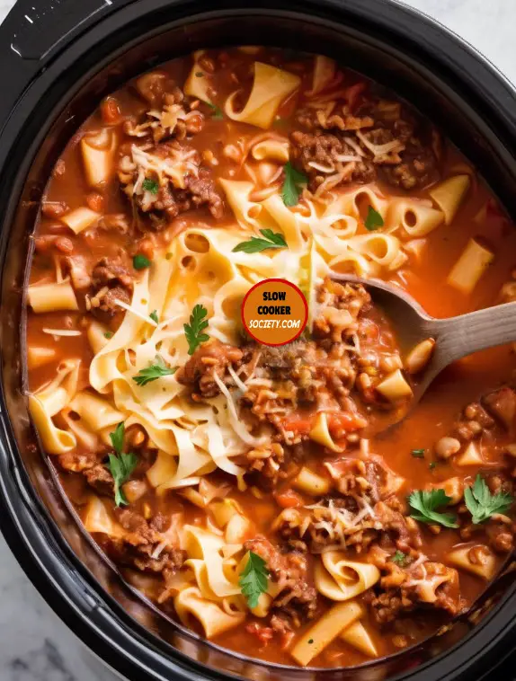 crock pot lasagna soup