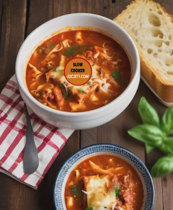 crockpot lasagna soup